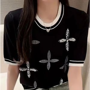 LUXURY LOOK EMBELLISHED TOP BLACK